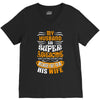 My Husband Is Super Awesome V-Neck Tee