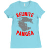 reunite pangea Ladies Fitted T-Shirt