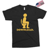 downloading poop Exclusive T-shirt