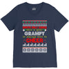 santa only comes once a year grampy is always here to cheer V-Neck Tee