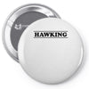 Steven Hawking Pin-back button