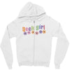 geek girl daisies Zipper Hoodie