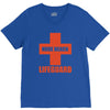 nude beach   lifeguard V-Neck Tee