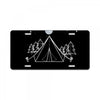 Camping License Plate