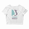women's march 2017 on washington Crop Top