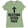 resting bitch face Ladies Fitted T-Shirt