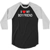 i love my boy friend 3/4 Sleeve Shirt