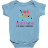 This Is My Human Costume I'm Really a Unicorn Baby Bodysuit