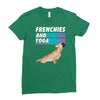 frenchies and yoga Ladies Fitted T-Shirt