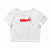 get to the choppa Crop Top