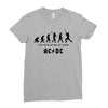 The Evolution of Rock Ladies Fitted T-Shirt