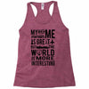 verified traveller tee Racerback Tank