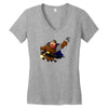just a viking and his horse Women's V-Neck T-Shirt