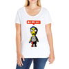 nobody likes him Ladies Curvy T-Shirt