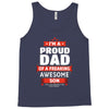 proud dad son Tank Top