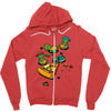 pizza lover Zipper Hoodie