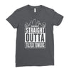 straight outta tilted towers Ladies Fitted T-Shirt