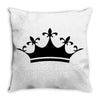 Queens Are Born In February Back Throw Pillow