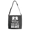 This Beauty Runs Like a Beast Adjustable Strap Totes
