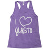 i love glasto Racerback Tank