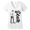 skate Women's V-Neck T-Shirt