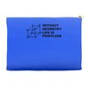 without geometry life is pointless funny math school science nerd geek Accessory Pouches