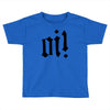 oi punk rock top long sleeve Toddler T-shirt