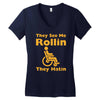 they see me rollin Women's V-Neck T-Shirt