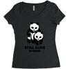 Still Alive Bitches Women's Triblend Scoop T-shirt