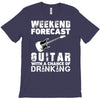 weekend forcast guitar with a chance of drinking T-Shirt