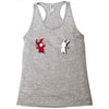 listen to your conscience Racerback Tank