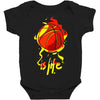 life is basketball Baby Bodysuit