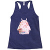 totoro with asian landscape Racerback Tank