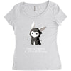 grim bunny Women's Triblend Scoop T-shirt