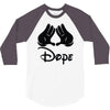 mickey mouse sexy dope 3/4 Sleeve Shirt