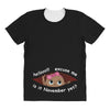 November Peeking Out Baby Girl All Over Women's T-shirt