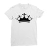 Queens Are Born In February Back Ladies Fitted T-Shirt