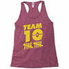 team 10  gold Racerback Tank