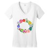 personalize baby name bodysuit Women's V-Neck T-Shirt