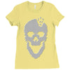 skull tetris Ladies Fitted T-Shirt