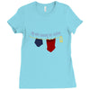 143. my wife sunning her clothes 039 Ladies Fitted T-Shirt