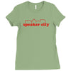 speaker city Ladies Fitted T-Shirt