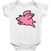 flying pig Baby Bodysuit