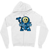 mitesized skeleboy Zipper Hoodie