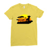 Mufasa and Simba Lion King Ladies Fitted T-Shirt
