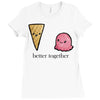 better together Ladies Fitted T-Shirt