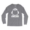 penguin chillax funny new Long Sleeve Shirts