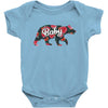 Floral Baby Bear Baby Bodysuit