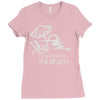i'd rather be at the beach Ladies Fitted T-Shirt