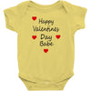 happy valenties day babe Baby Bodysuit